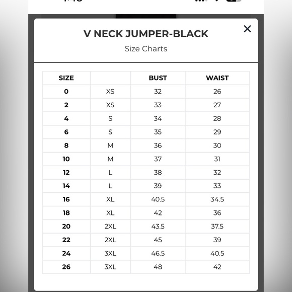 Fame on Central HAILEY V NECK JUMPER-BLACK - Picture 7 of 7